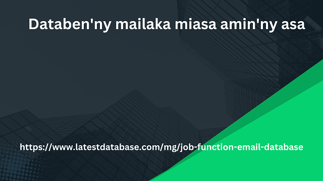 Databen'ny mailaka miasa amin'ny asa