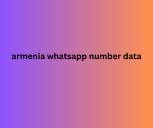 armenia whatsapp number data