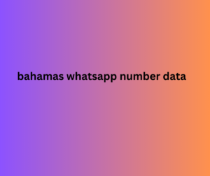 bahamas whatsapp number data 